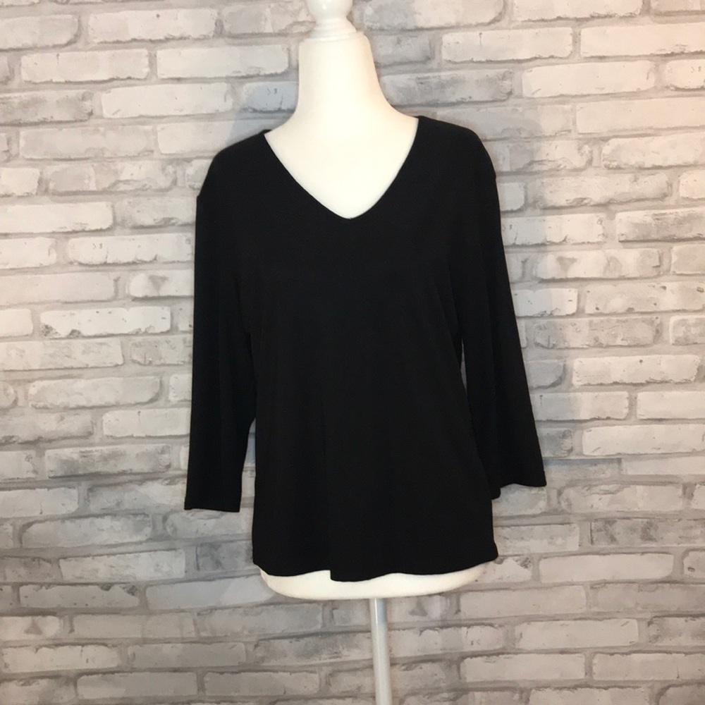 Briggs New York black dress shirt size large